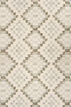 Orzalla Southwestern Diamond Washable Rug | Green