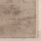 Alva Hand Loom Knotted Viscose Rug | Taupe