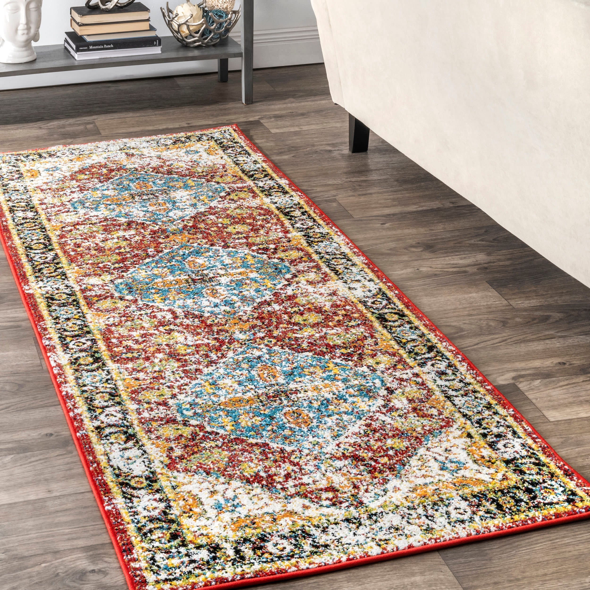 Olden Medallion Indoor/Outdoor Rug | Multicolor Secondary image