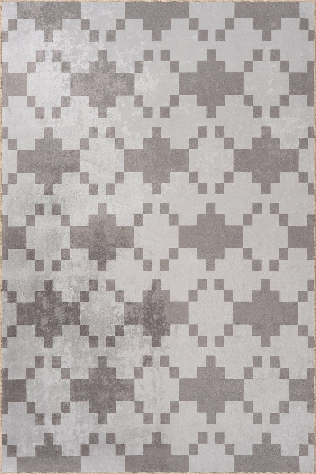 Ziana Southwestern Geometric Washable Rug | Taupe