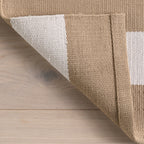 Banks Stripe Handwoven Indoor/Outdoor Rug | Khaki