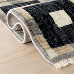Sorelle Modern Plaid Rug | Navy