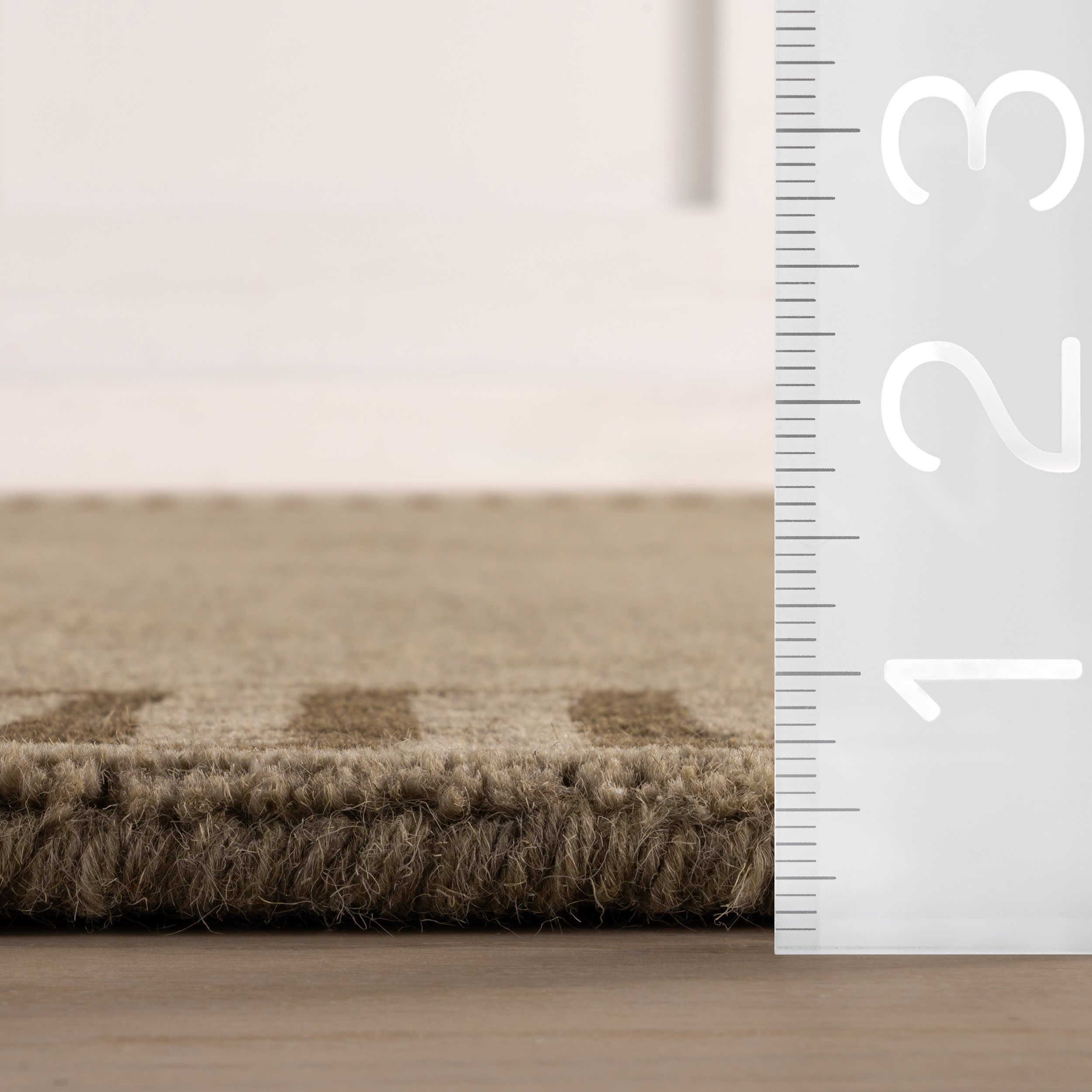 Taya Modern Bordered Rug | Olive