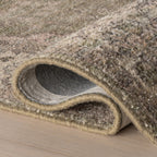 Lazara Hand Loomed Wool Rug | Green