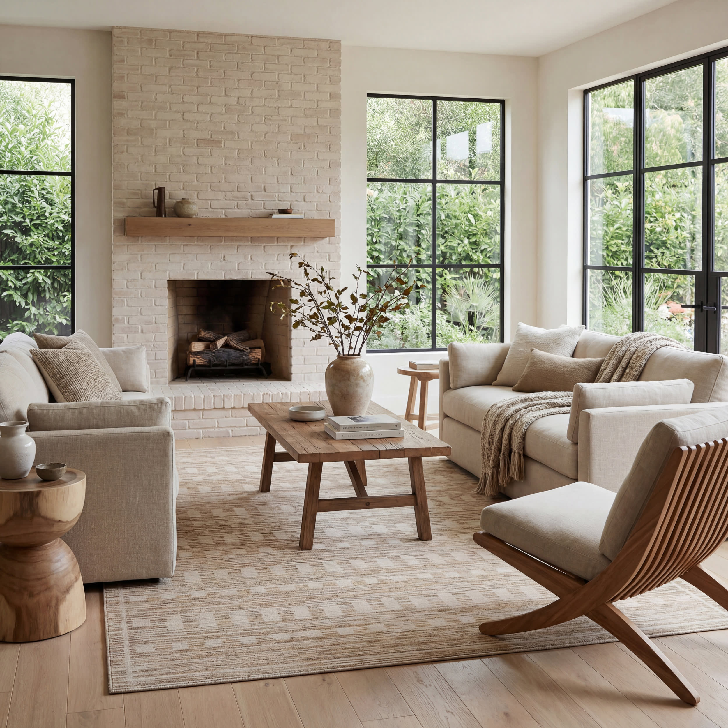 Sani Modern Southwestern Rug | Brown Image secondaire du produit