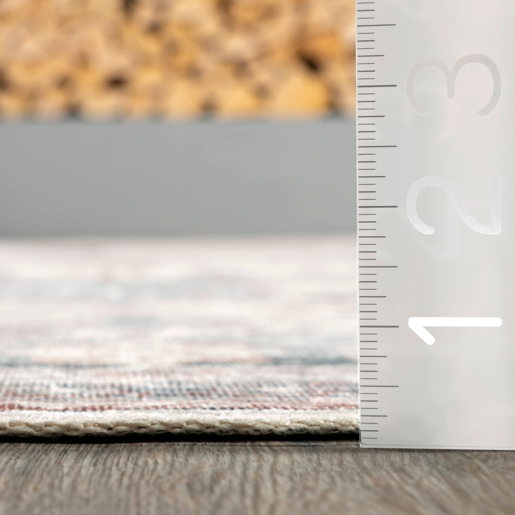 Elandra Spill Proof Washable Rug | Ivory Multicolor