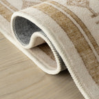 Hanice Oriental and Persian Washable Rug | Natural