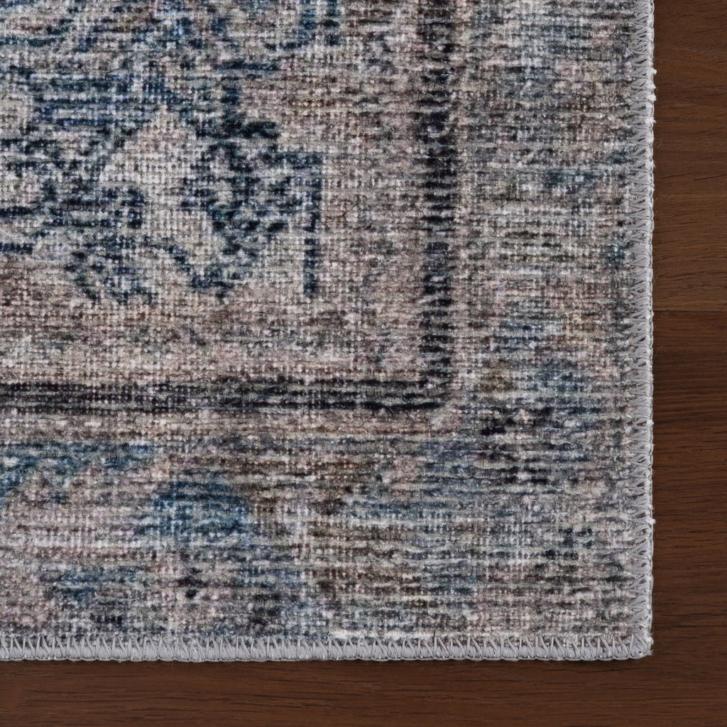 Tila Vintage & Distressed Washable Rug | Blue
