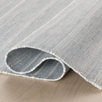 Skipper Stripe Handwoven Indoor/Outdoor Rug | Swedish Blue