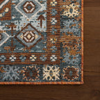 Liamara Traditional Medallion Indoor/Outdoor Rug | Brown