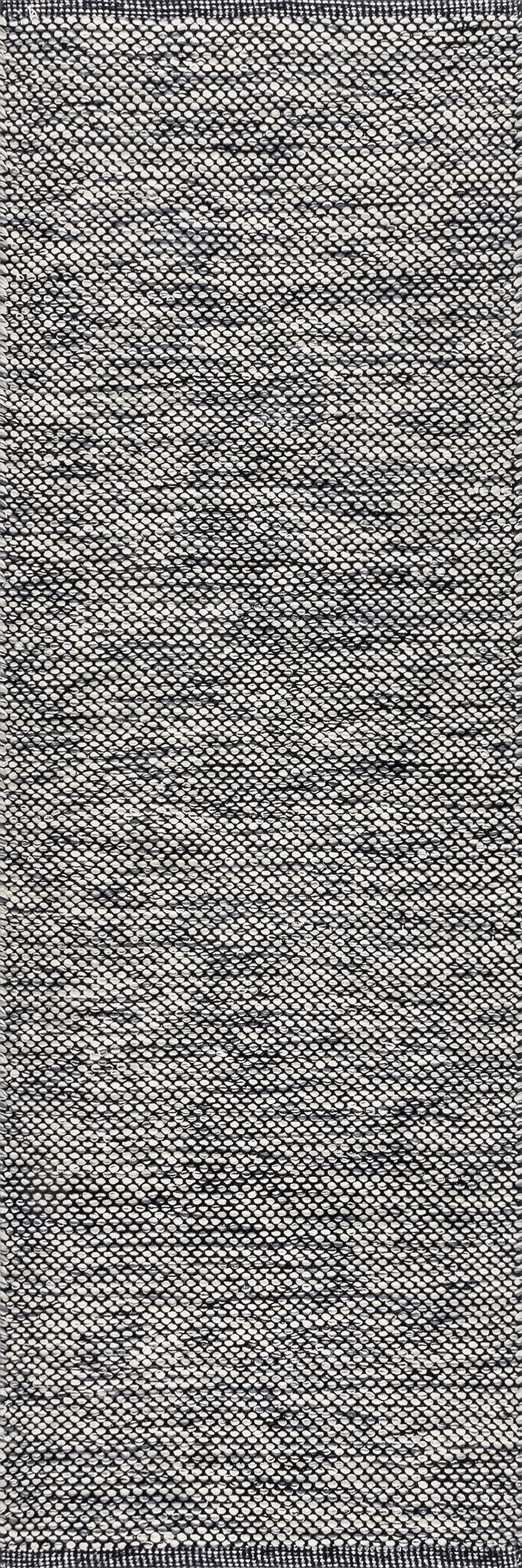 Cotton Solid Flatweave Rug | Grey Main image