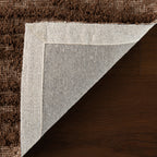 Kahina Abstract Bohemian Hand Tufted Wool Rug | Brown
