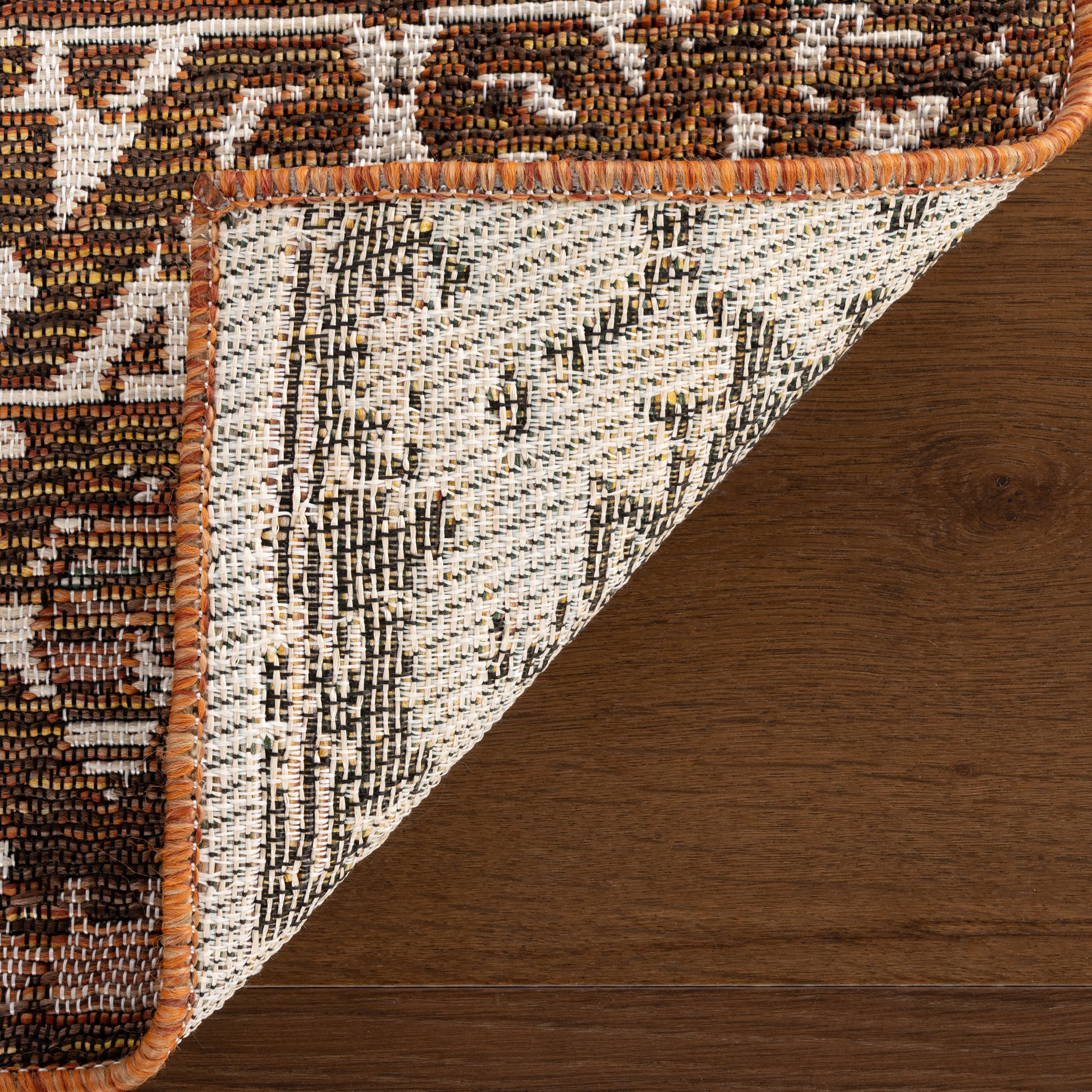 Solia Traditional Medallion Indoor/Outdoor Rug | Brown