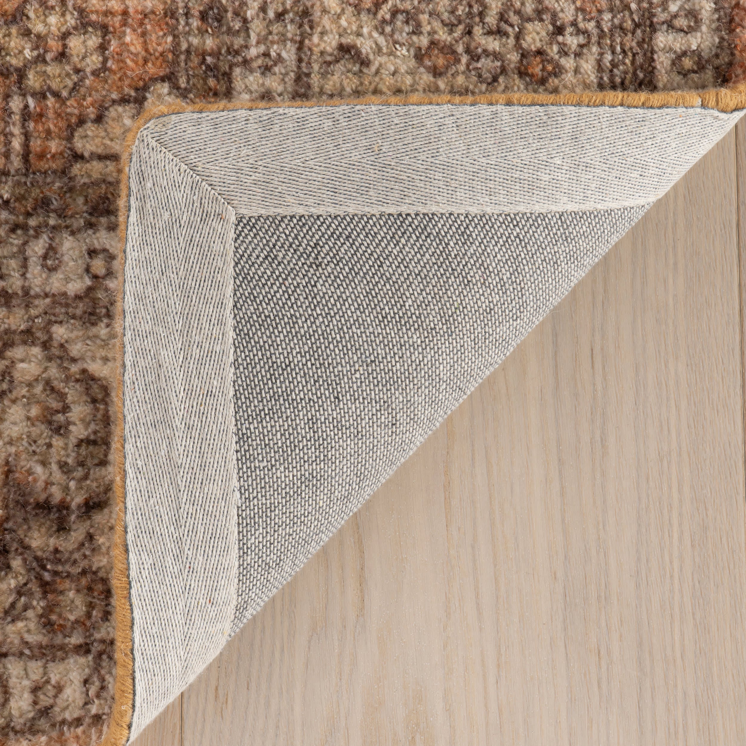 Ariza Hand Tuffted Wool Rug | Orange