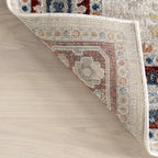 Anabelle Floral Medallion Washable Rug | Multicolor