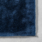 Washable Solid Shag Rug | Navy
