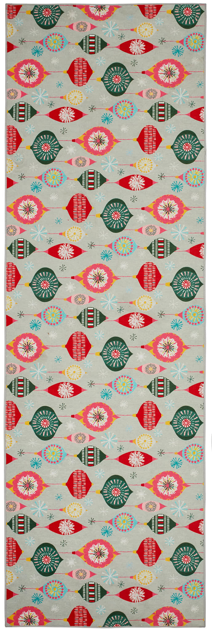 Ornaments Machine Washable Rug | Multi