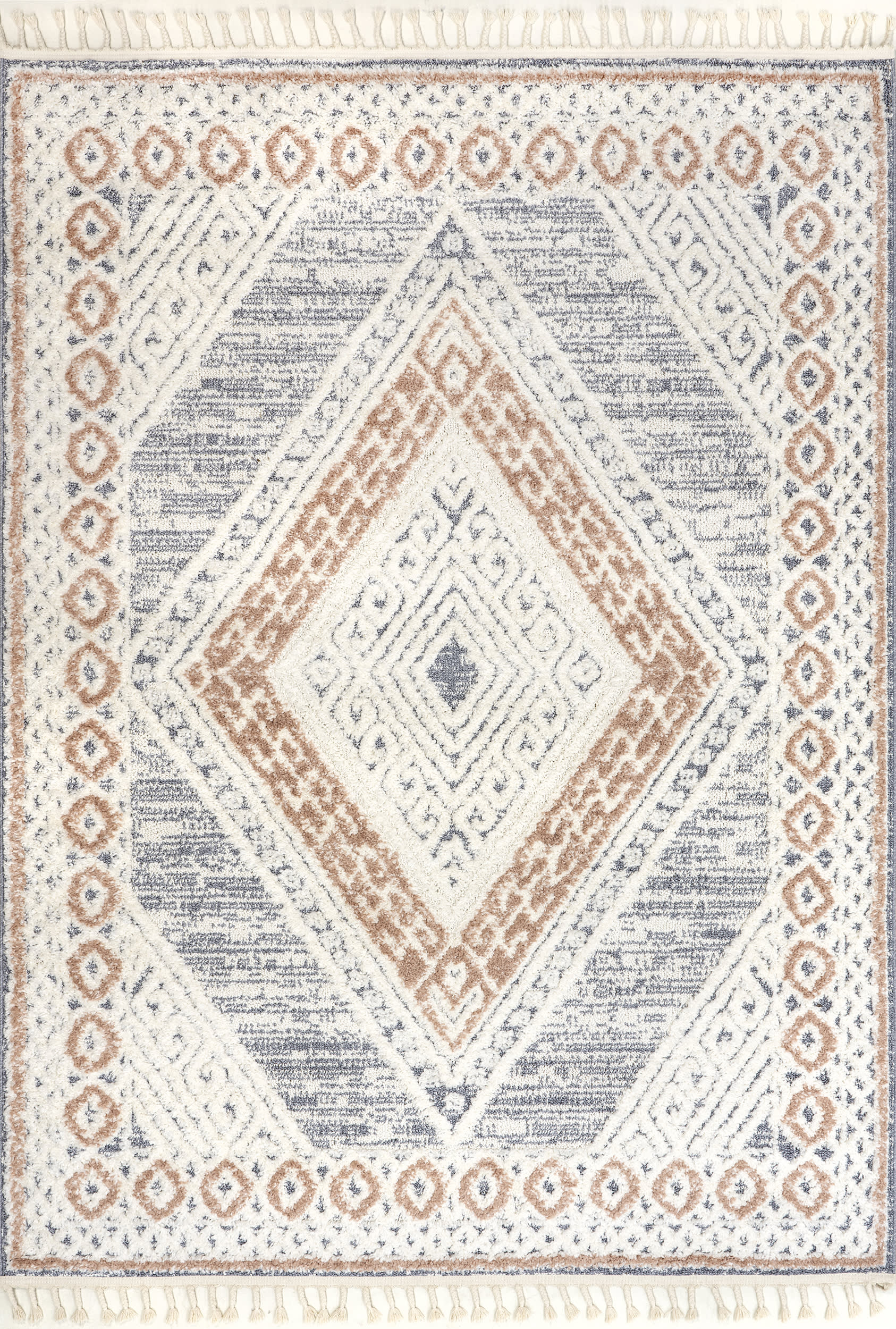 Lessie Vintage Diamond Rug | Multicolor Main image