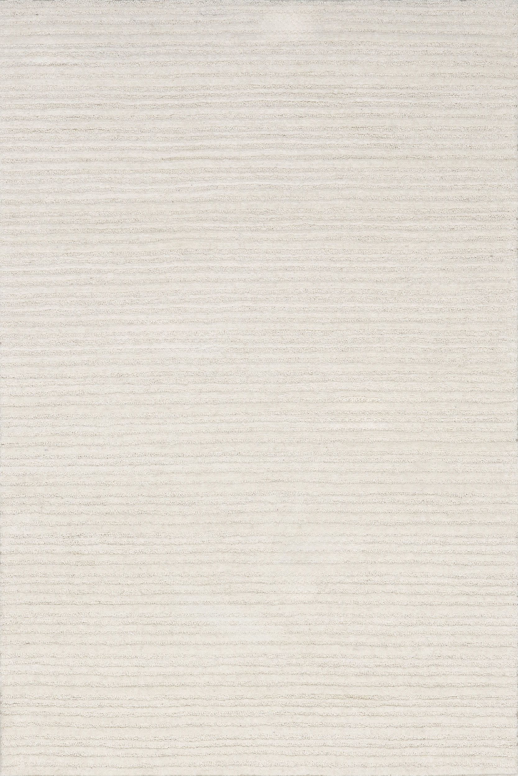 Southwest Striped Wool Rug | Ivory Main image