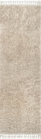 Dream Solid Shag Rug | Beige