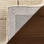 Caligo Mid Century Modern Bordered Rug | Brown