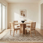 JuJu Tasseled Wool Rug | Brown