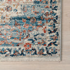 Dallas Vintage Medallion Rug | Rust