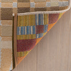 Mesael Modern Plaid Indoor/Outdoor Rug | Tan