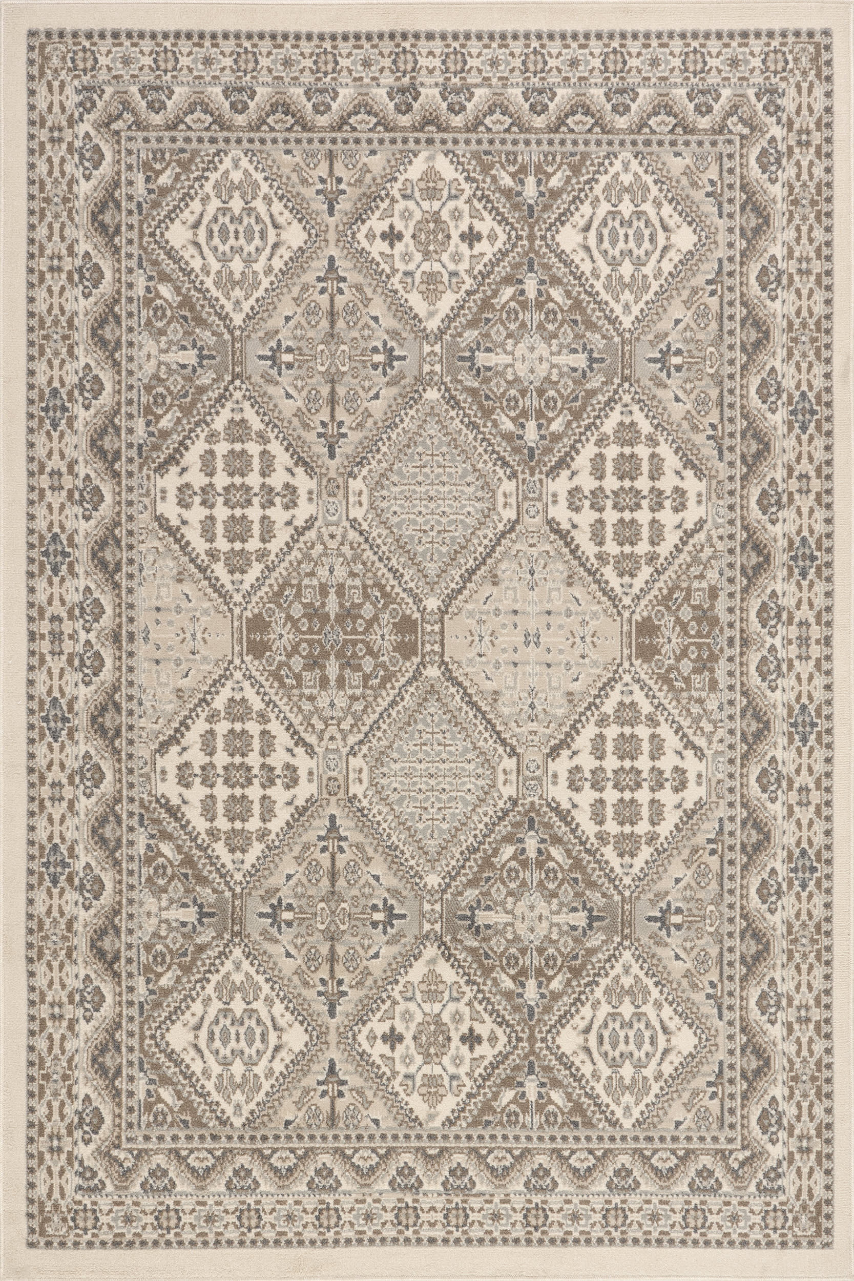 Melange Tiles Rug | Beige Main image