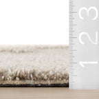 Sorvelle Modern Solid Wool Rug | Grey
