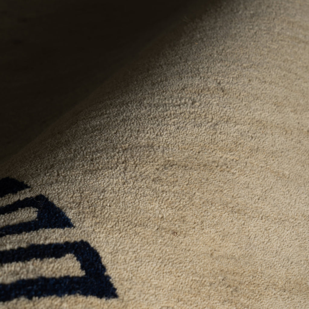 Taya Modern Bordered Rug | Beige