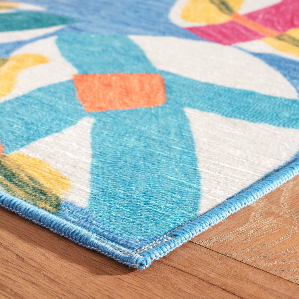 Lily Pad Machine Washable Rug | Spring
