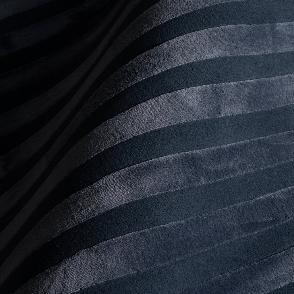 Syra Modern Striped Washable Rug | Blue