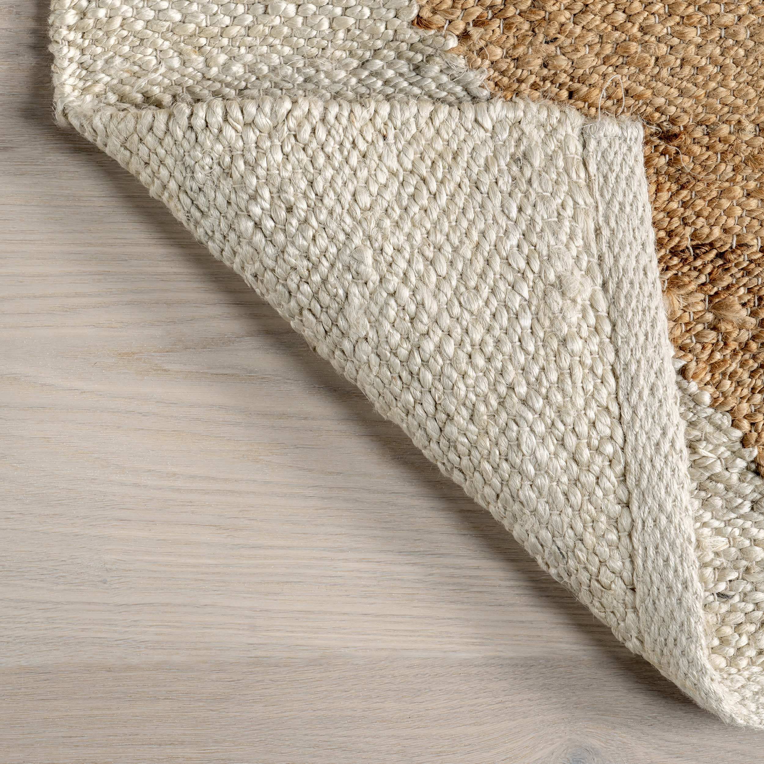 Jute Harlequin Trellis Rug | Ivory