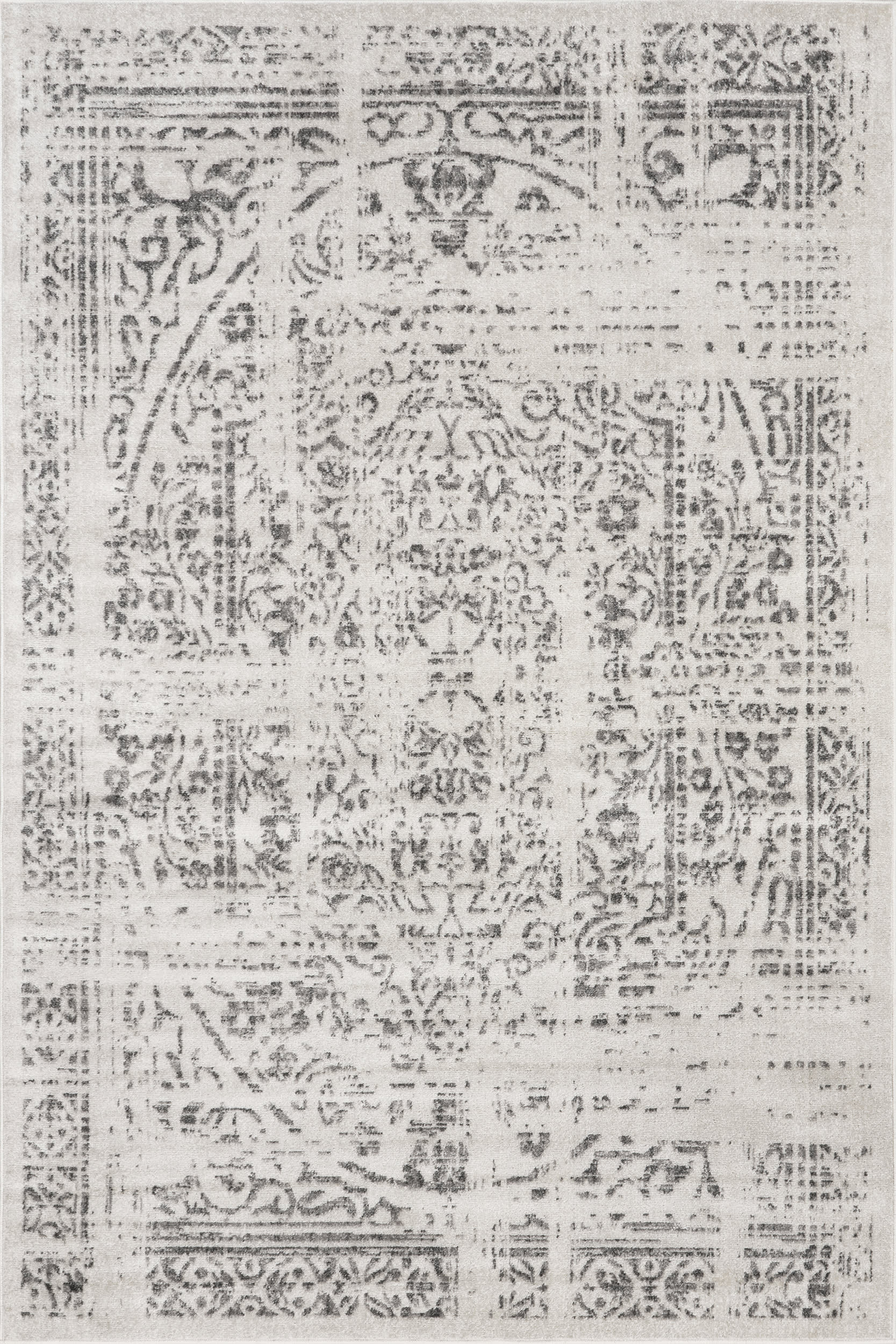 Ring Around The Rosette Rug | Grey Main image