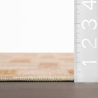 Virey Bohemian Geometric Washable Rug | Multicolor