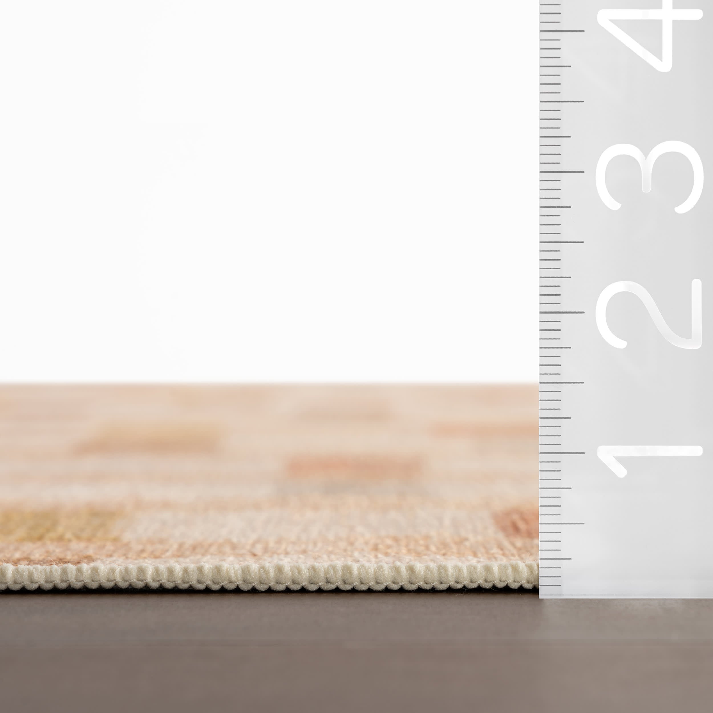 Virey Bohemian Geometric Washable Rug | Multicolor