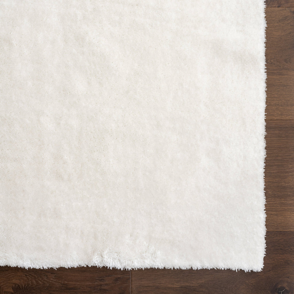 Washable Solid Shag Rug | Off White