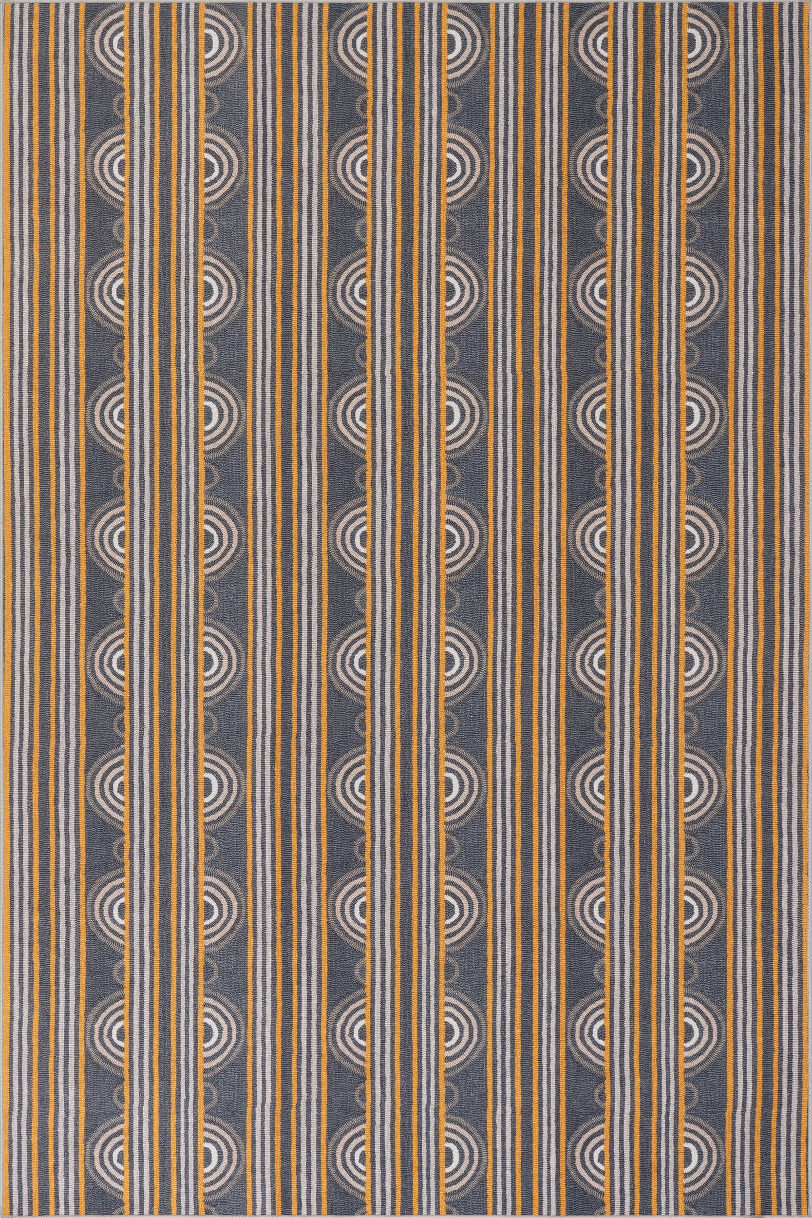 Button Machine Washable Rug | Grey Image principale du produit