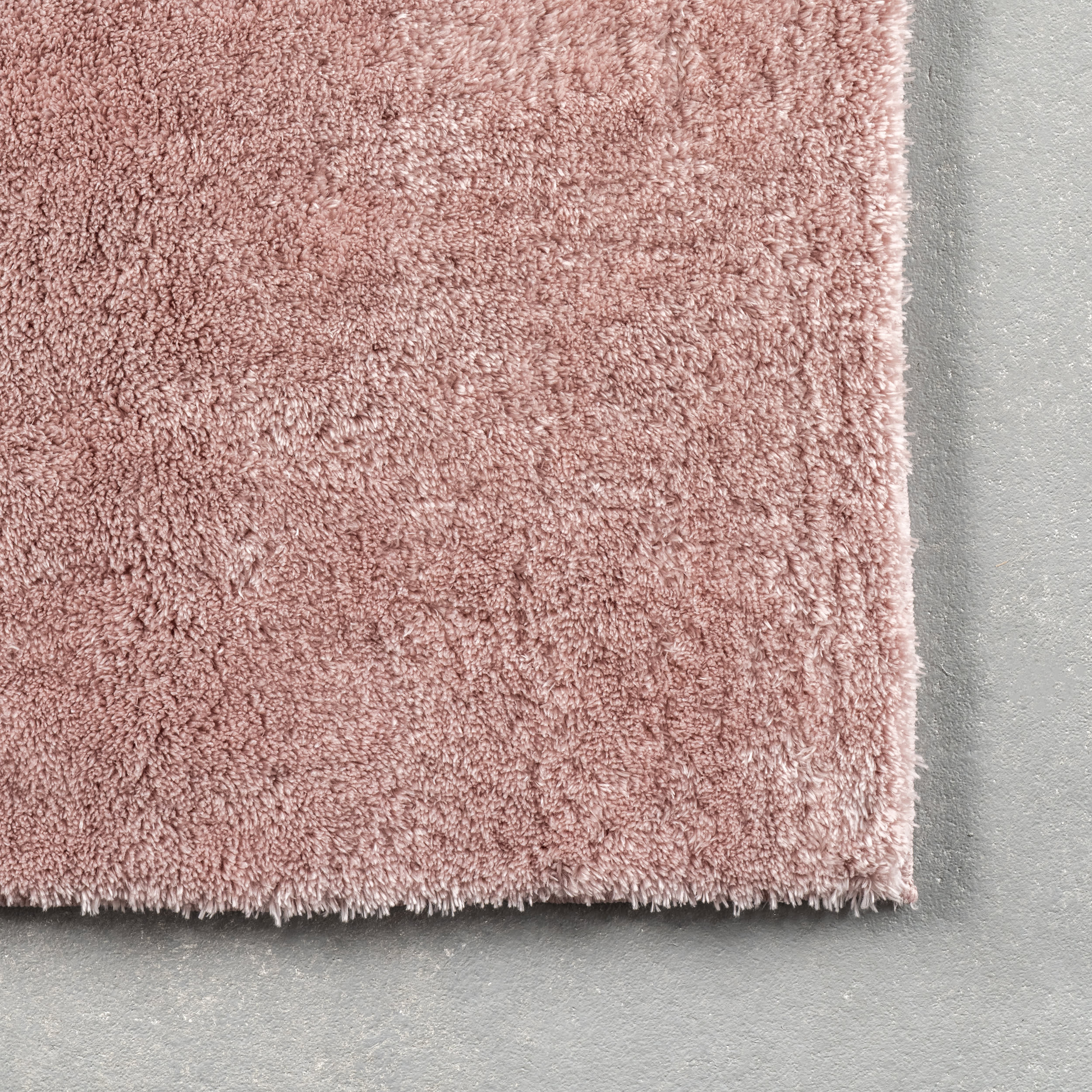 Washable Solid Shag Rug | Pink