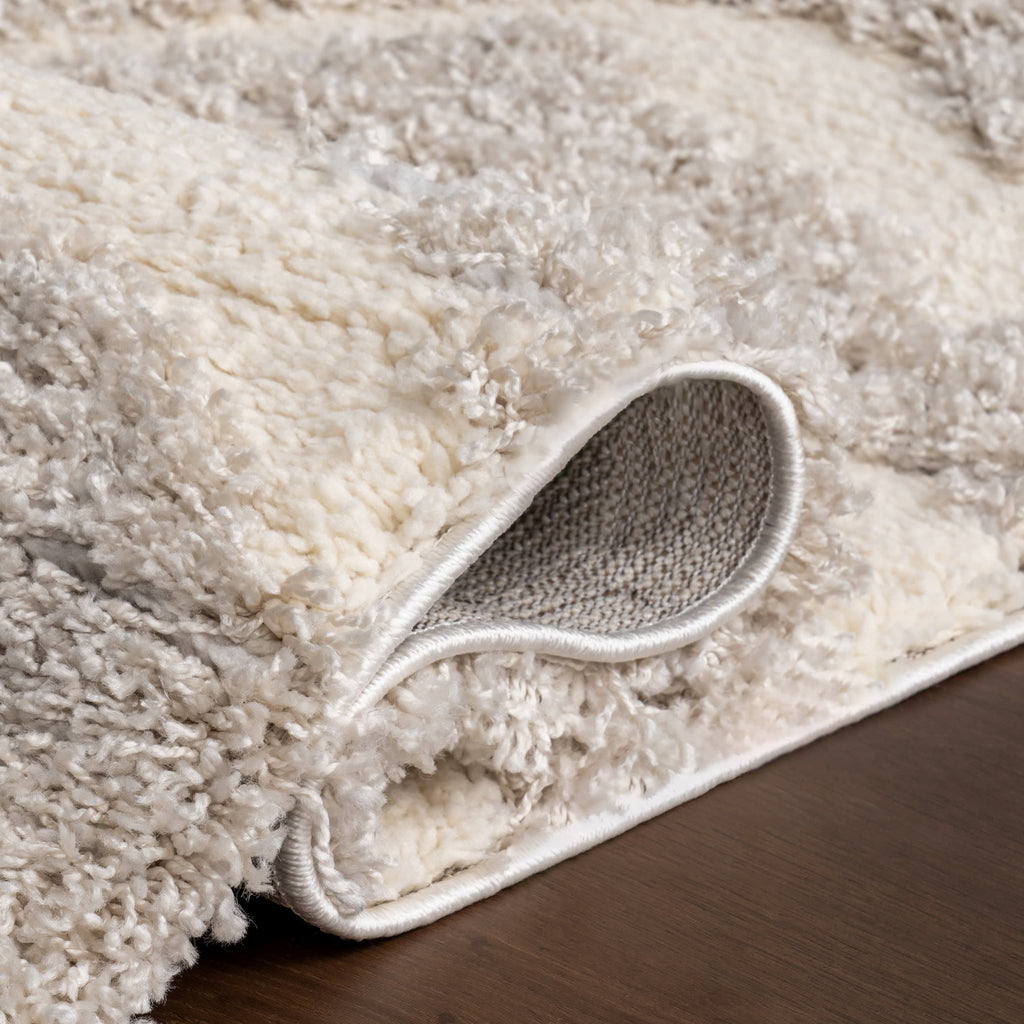 Jordyn Textured Waves Rug | Grey