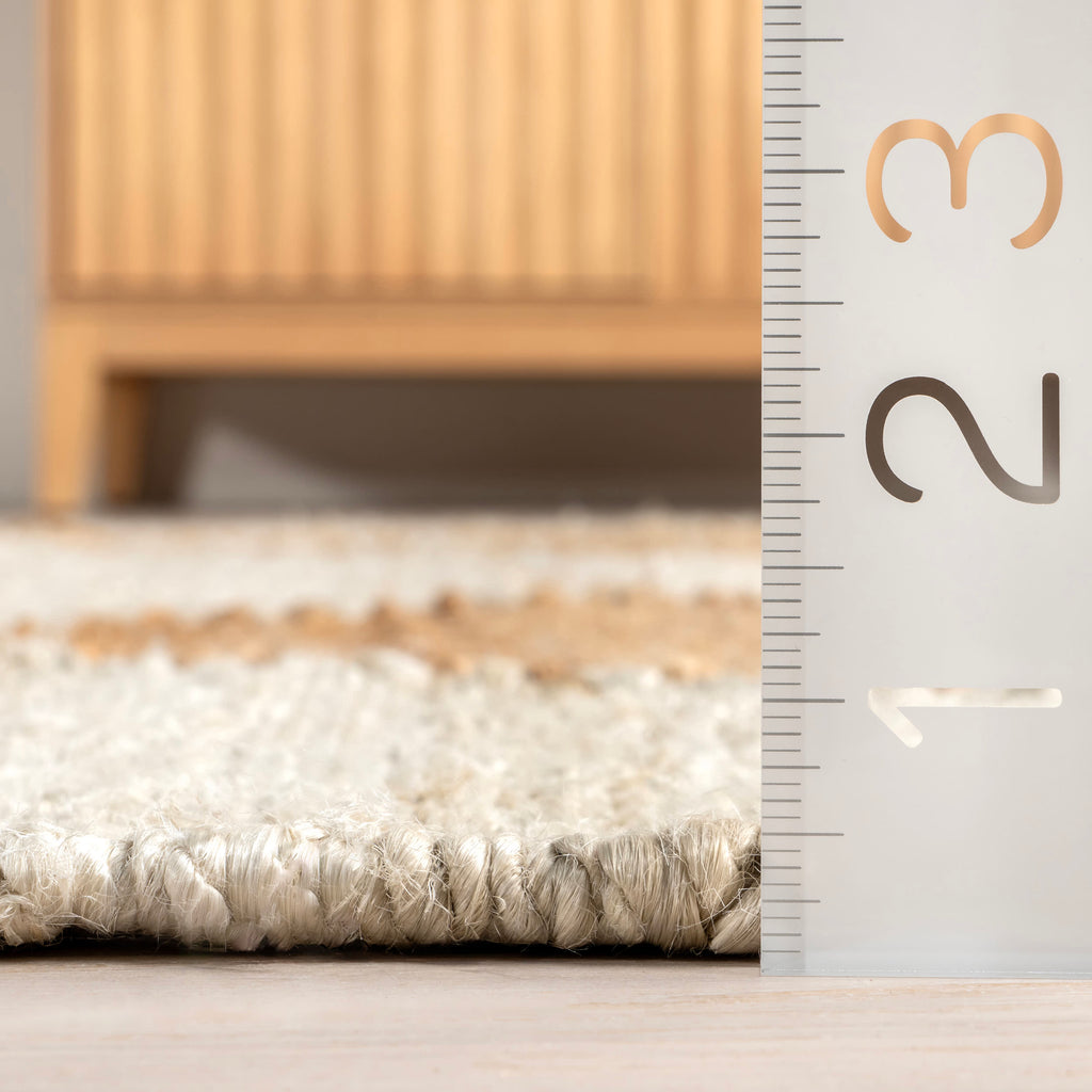 Jute Harlequin Trellis Rug | Ivory