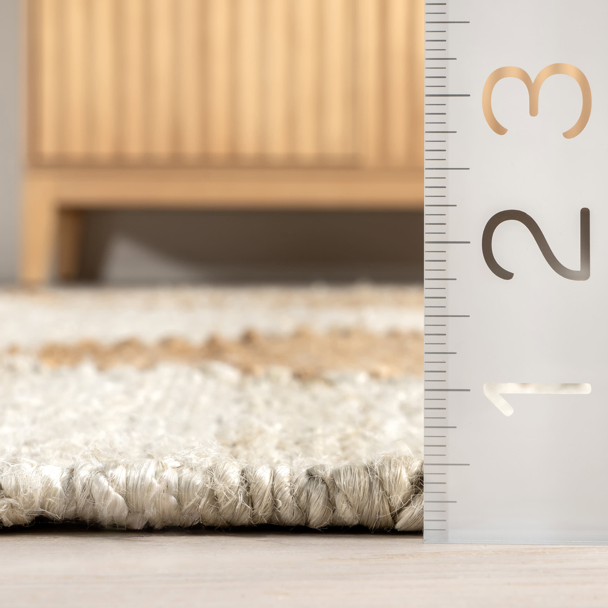 Jute Harlequin Trellis Rug | Ivory