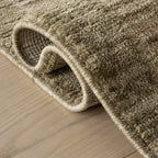 Striata Bohemian Striped Rug | Green