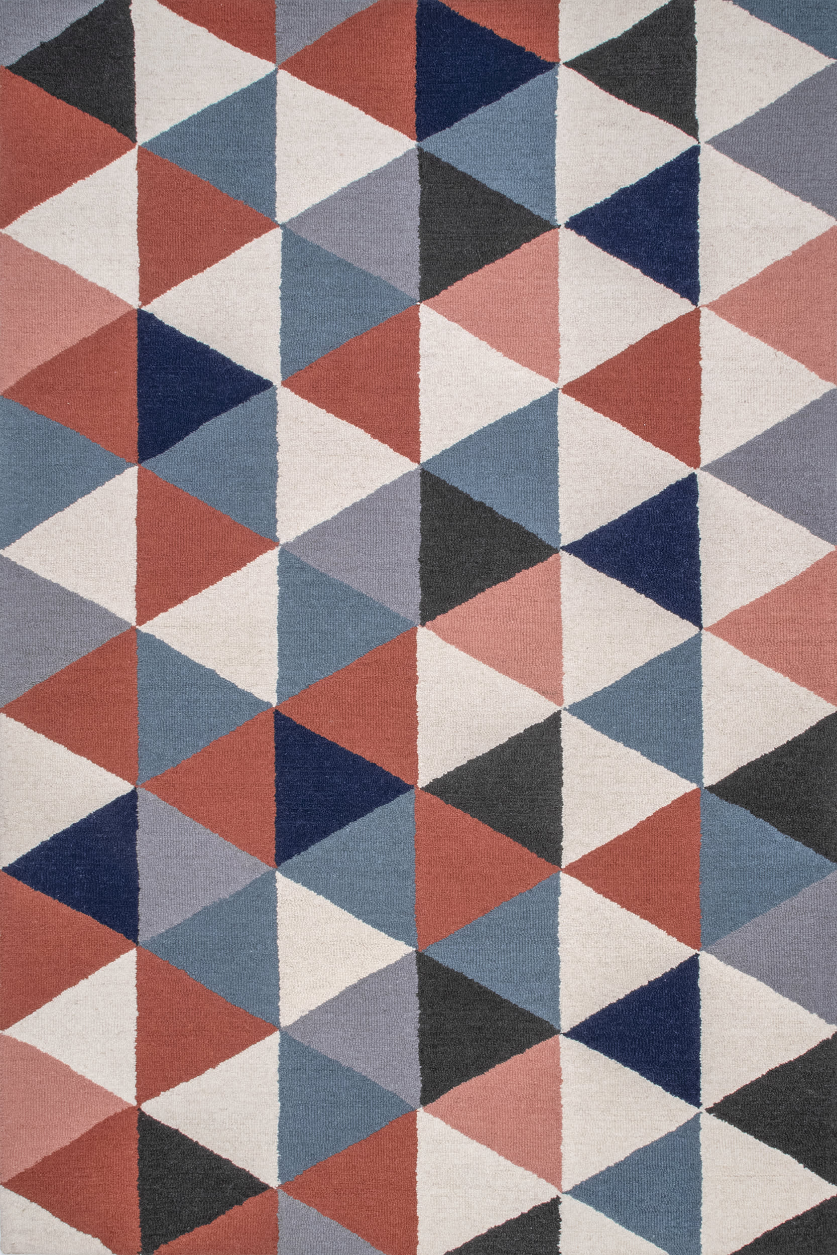 Dimensional Triangles Rug | Multicolor Main image