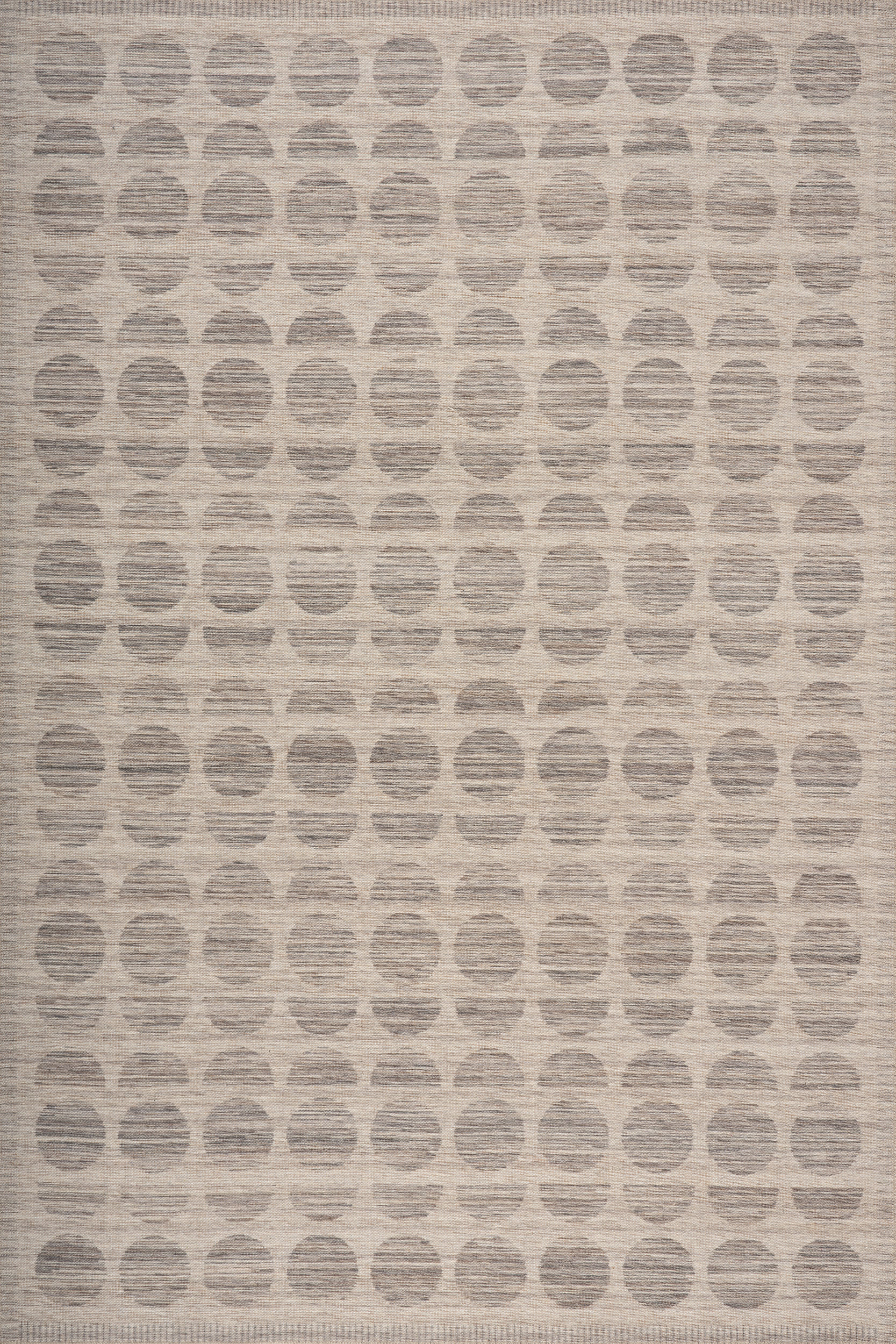 Nouran Modern Geometric Washable Rug | Brown Image secondaire du produit