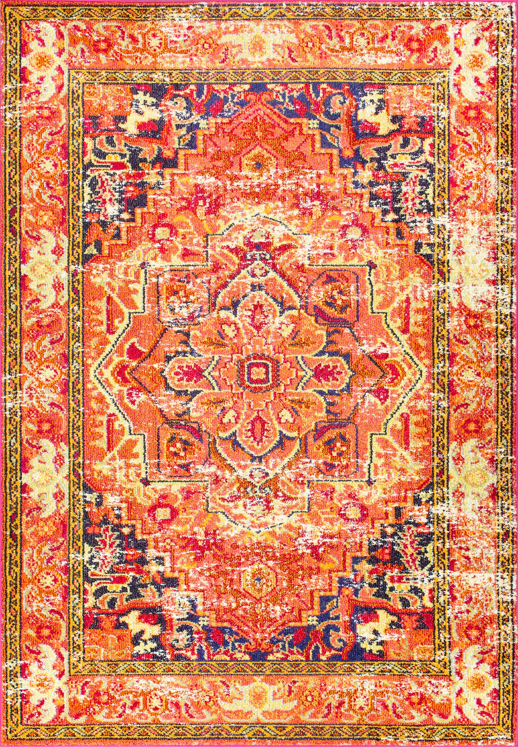 Center Medallion Rug | Orange Main image