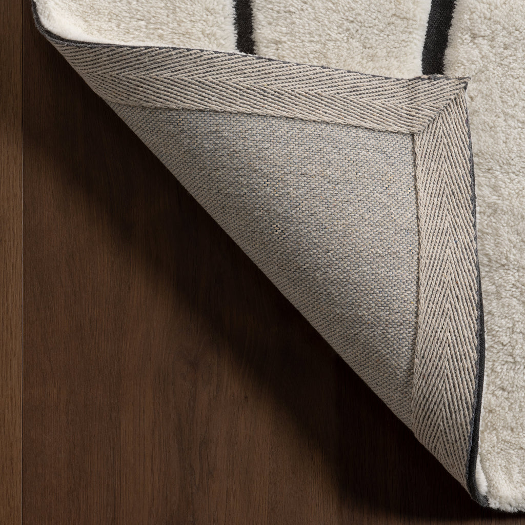 Nazco Abstract New Zealand Wool Rug | Charcoal