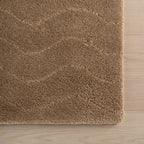 Mireille Solid Wool Cozy Rug | Sand