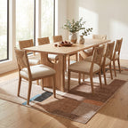 Enice Abstract Washable Rug | Brown